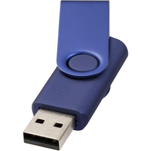 Rotate Metallic USB-Stick (Art.-Nr. CA016902) - Mit dem USB-Stick Rotate Metallic haben...