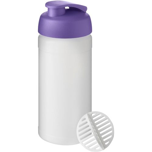 Baseline Plus 500 ml Shakerflasche (Art.-Nr. CA022325) - Einwandige Sportflasche mit Shaker-Ball...
