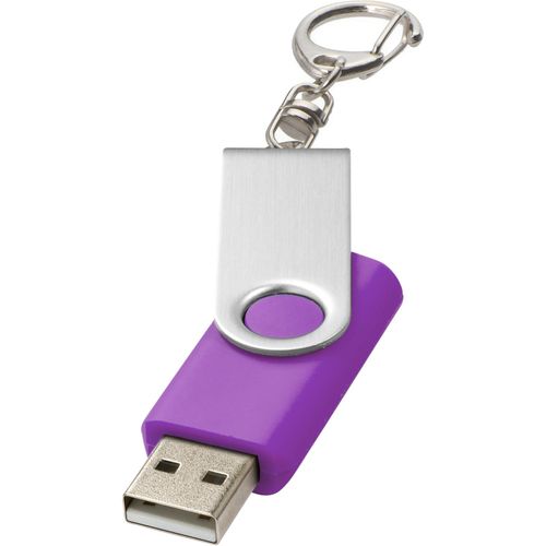 Rotate mit Schlüsselanhänger USB-Stick (Art.-Nr. CA023660) - Klassisches Modell. Schutz durch drehbar...