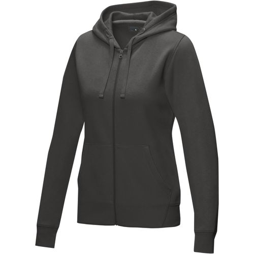 Ruby Hoodie mit durchgehendem Reißverschluss aus Bio-Material für Damen (Art.-Nr. CA023829) - Der Ruby recycled Kapuzenpullover mit...