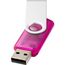 Rotate Transculent USB-Stick (rosa) (Art.-Nr. CA028162)