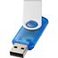 Rotate Transculent USB-Stick (blau) (Art.-Nr. CA029289)