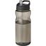 H2O Active® Eco Base 650 ml Sportflasche mit Ausgussdeckel (charcoal, schwarz) (Art.-Nr. CA031283)