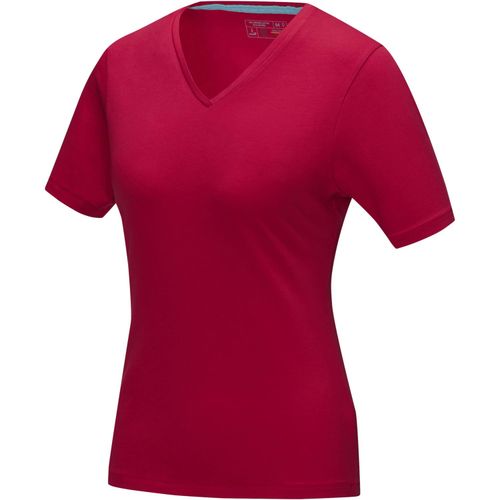 Kawartha T-Shirt für Damen mit V-Ausschnitt (Art.-Nr. CA032026) - Das kurzärmelige GOTS-Bio-T-Shirt mi...