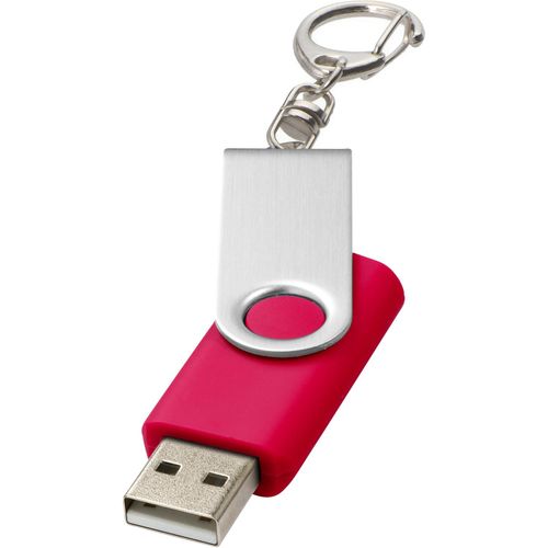 Rotate mit Schlüsselanhänger USB-Stick (Art.-Nr. CA033308) - Klassisches Modell. Schutz durch drehbar...