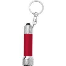 Draco LED-Schlüssellicht (Rot / silber) (Art.-Nr. CA034041)
