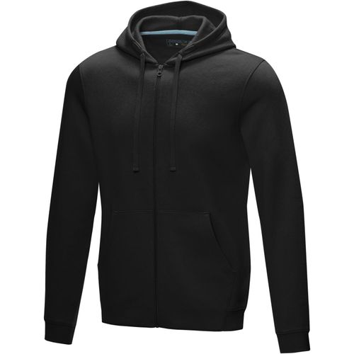 Ruby Hoodie mit durchgehendem Reißverschluss aus Bio-Material für Herren (Art.-Nr. CA037530) - Der Ruby recycled Kapuzenpullover fü...