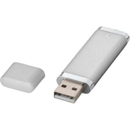 Flat USB-Stick (Art.-Nr. CA042298) - Flat USB-Stick. Die silbernen Details...