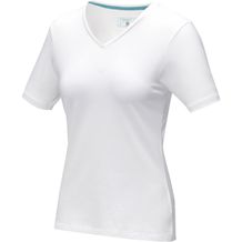Kawartha T-Shirt für Damen mit V-Ausschnitt (Weiss) (Art.-Nr. CA043341)