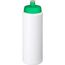 Baseline® Plus grip 750 ml Sportflasche mit Sportdeckel (weiss, grün) (Art.-Nr. CA052641)