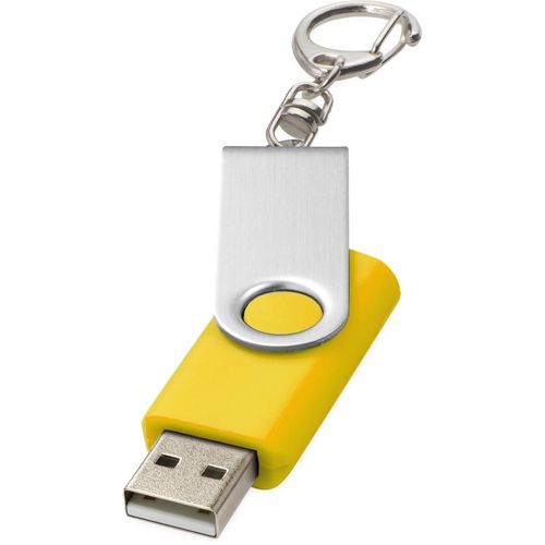 Rotate mit Schlüsselanhänger USB-Stick (Art.-Nr. CA055131) - Klassisches Modell. Schutz durch drehbar...