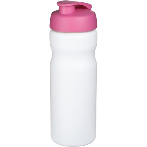 Baseline® Plus 650 ml Sportflasche mit Klappdeckel (Art.-Nr. CA059559) - Einwandige Sportflasche. Verfügt üb...