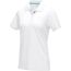 Graphite Poloshirt aus GOTS-zertifizierter Bio-Baumwolle für Damen (Weiss) (Art.-Nr. CA066906)