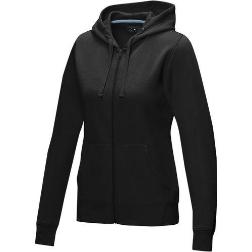 Ruby Hoodie mit durchgehendem Reißverschluss aus Bio-Material für Damen (Art.-Nr. CA068561) - Der Ruby recycled Kapuzenpullover mit...