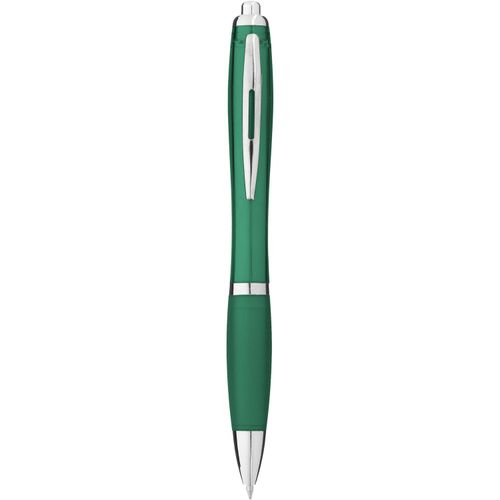 Nash Kugelschreiber mit farbigem Schaft und Griff (Art.-Nr. CA068821) - Kugelschreiber mit Klickmechanismus und...