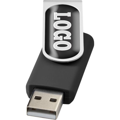 Rotate Doming USB-Stick (Art.-Nr. CA069000) - Klassisches Modell mit einem Doming...