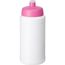 Baseline® Plus 500 ml Flasche mit Sportdeckel (weiss, rosa) (Art.-Nr. CA070557)