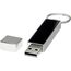 Rechteckiger Light Up USB Stick (weiss, schwarz, silber) (Art.-Nr. CA071654)