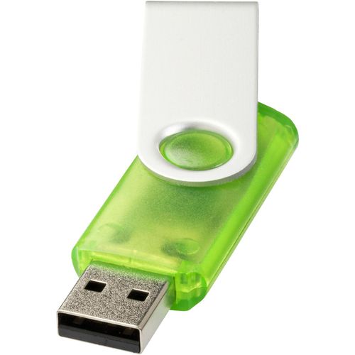 Rotate Transculent USB-Stick (Art.-Nr. CA074448) - Klassisches Modell mit einem transparent...