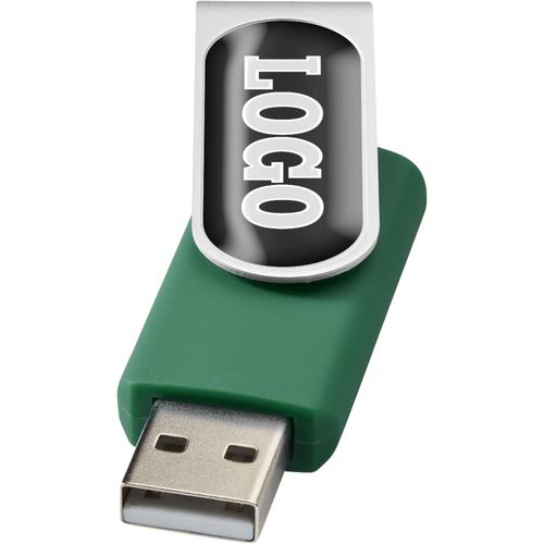 Rotate Doming USB-Stick (Art.-Nr. CA076895) - Klassisches Modell mit einem Doming...