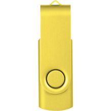 Rotate-Metallic 2 GB USB-Stick (gelb) (Art.-Nr. CA077550)