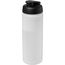 Baseline® Plus 750 ml Flasche mit Klappdeckel (transparent, schwarz) (Art.-Nr. CA079556)