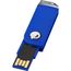 Swivel Rectangular USB-Stick (blau) (Art.-Nr. CA081918)