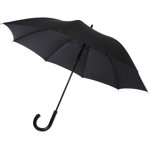 Fontana 23" Automatikschirm mit Karbonoptik und gebogenem Griff (Art.-Nr. CA082445) - Selbstöffnender Regenschirm mit Ponge...