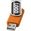 Rotate Doming USB-Stick (orange) (Art.-Nr. CA083323)