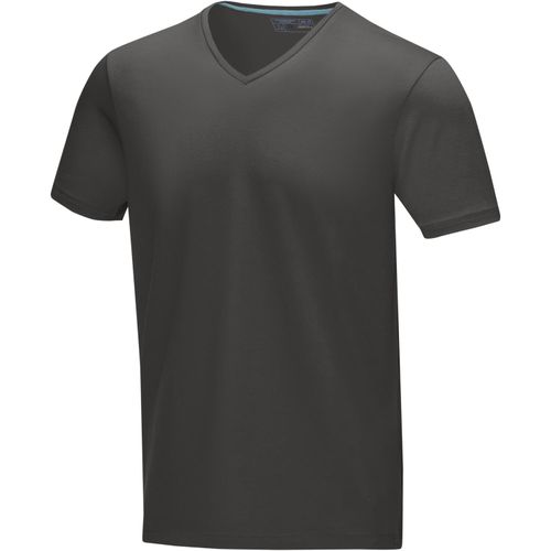Kawartha T-Shirt für Herren mit V-Ausschnitt (Art.-Nr. CA085124) - Das kurzärmelige Kawartha GOTS Bio-T-Sh...