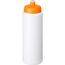 Baseline® Plus 750 ml Flasche mit Sportdeckel (weiss, orange) (Art.-Nr. CA089174)
