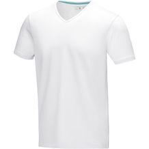 Kawartha T-Shirt für Herren mit V-Ausschnitt (Weiss) (Art.-Nr. CA089366)
