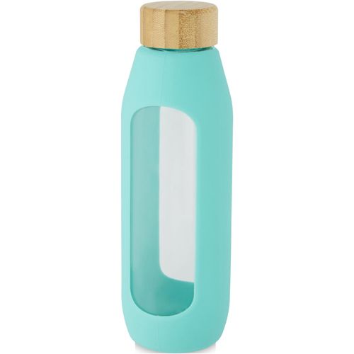 Tidan 600 ml Flasche aus Borosilikatglas mit Silikongriff (Art.-Nr. CA097772) - Umweltfreundliche wiederverwendbare...