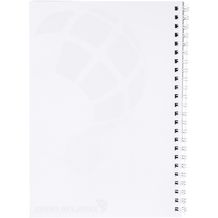 Desk-Mate® A5 Notizbuch mit Kunststoff Cover und Spiralbindung [100 Seiten] (weiß) (Art.-Nr. CA100524)