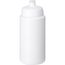 Baseline® Plus grip 500 ml Sportflasche mit Sportdeckel (Weiss) (Art.-Nr. CA101132)
