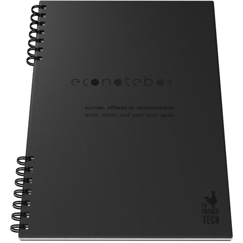 EcoNotebook NA4 wiederverwendbares Notizbuch mit PU-Ledercover (Art.-Nr. CA101266) - Dank seines wasser- und reißfeste...