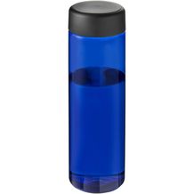 H2O Active® Eco Vibe 850 ml Wasserflasche mit Drehdeckel (blau, schwarz) (Art.-Nr. CA104435)