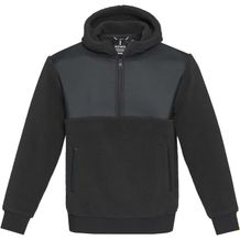 Evans Sherpa Fleecepullover Half-Zip Unisex (Schwarz) (Art.-Nr. CA104547)