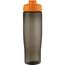 H2O Active® Eco Tempo 700 ml Sportflasche mit Klappdeckel (orange, kohle) (Art.-Nr. CA105049)