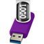 Rotate USB-Stick 3.0 mit Doming (lila) (Art.-Nr. CA107190)