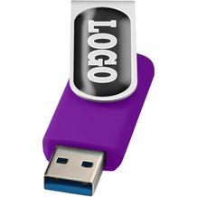 Rotate USB-Stick 3.0 mit Doming (lila) (Art.-Nr. CA107190)