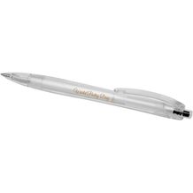 Honua Kugelschreiber aus recyceltem PET-Kunststoff (schwarz, transparent klar) (Art.-Nr. CA108058)