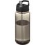 H2O Active® Octave Tritan 600 ml Sportflasche mit Ausgussdeckel (kohle, schwarz) (Art.-Nr. CA109151)