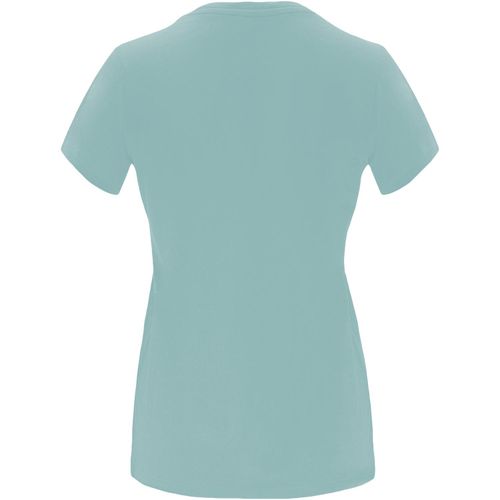 Capri T-Shirt für Damen (Art.-Nr. CA109906) - Tailliertes kurzärmeliges T-Shirt f...