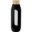 Tidan 600 ml Flasche aus Borosilikatglas mit Silikongriff (Schwarz) (Art.-Nr. CA110377)