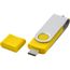 OTG Rotate USB Typ-C Stick (gelb) (Art.-Nr. CA112128)