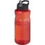 H2O Active® Eco Big Base 1L Sportflasche mit Ausgussdeckel (rot, schwarz) (Art.-Nr. CA113552)