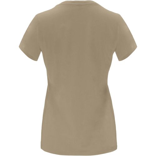 Capri T-Shirt für Damen (Art.-Nr. CA114568) - Tailliertes kurzärmeliges T-Shirt f...