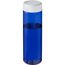H2O Active® Eco Vibe 850 ml Wasserflasche mit Drehdeckel (blau, weiss) (Art.-Nr. CA117435)