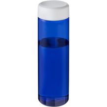 H2O Active® Eco Vibe 850 ml Wasserflasche mit Drehdeckel (blau, weiss) (Art.-Nr. CA117435)